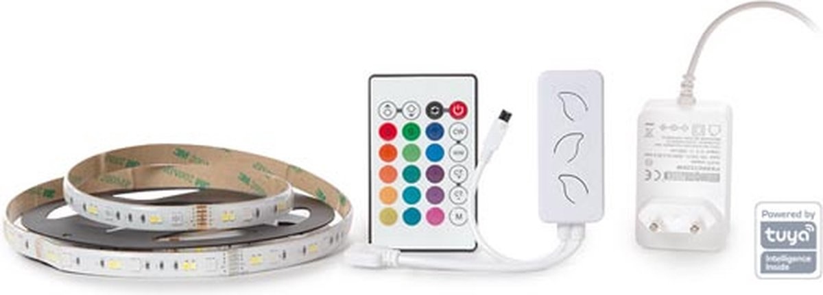 Perel - Smart Wifi Rgb-Ledstrip Kit - Koudwit & Warmwit