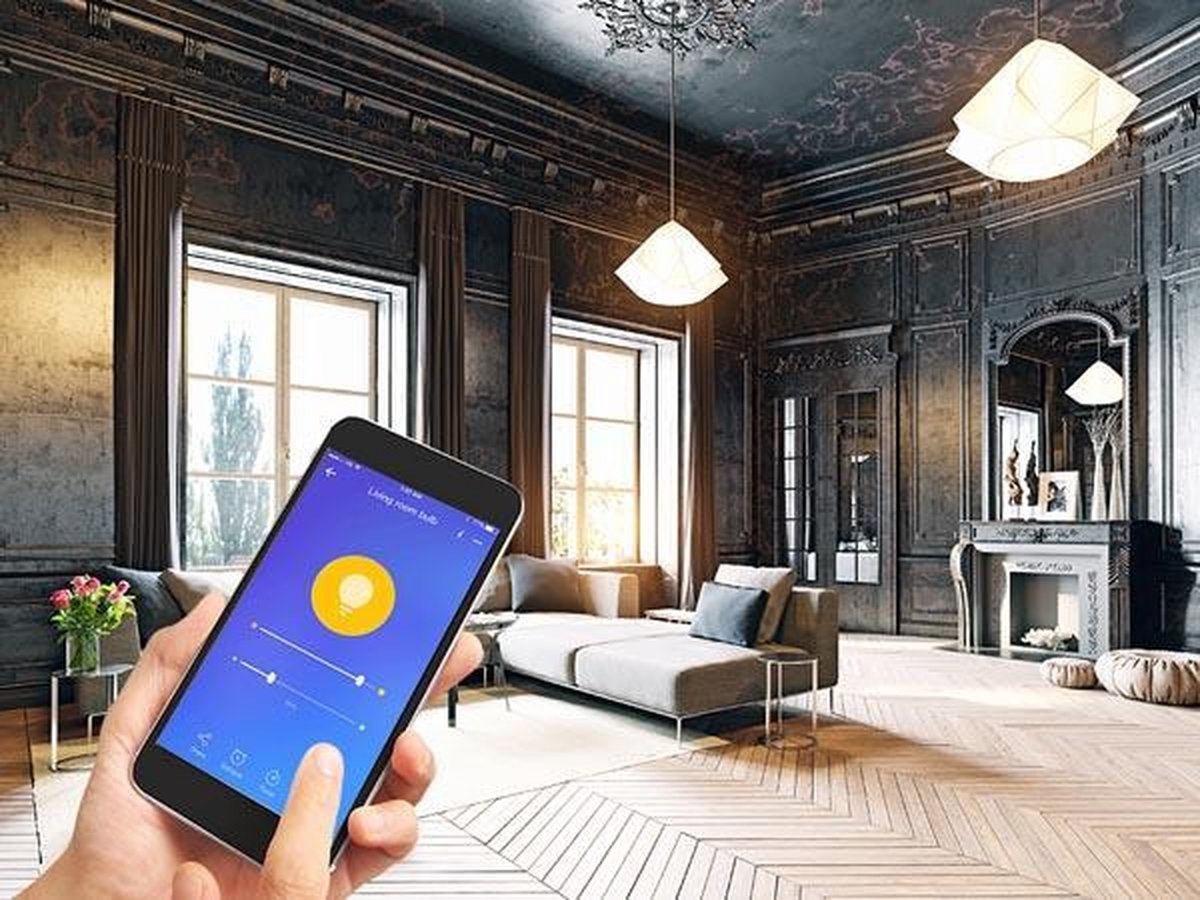 Perel - Smart Wifi-Ledlamp - Warmwit & Intens Warmwit - E27 - St65