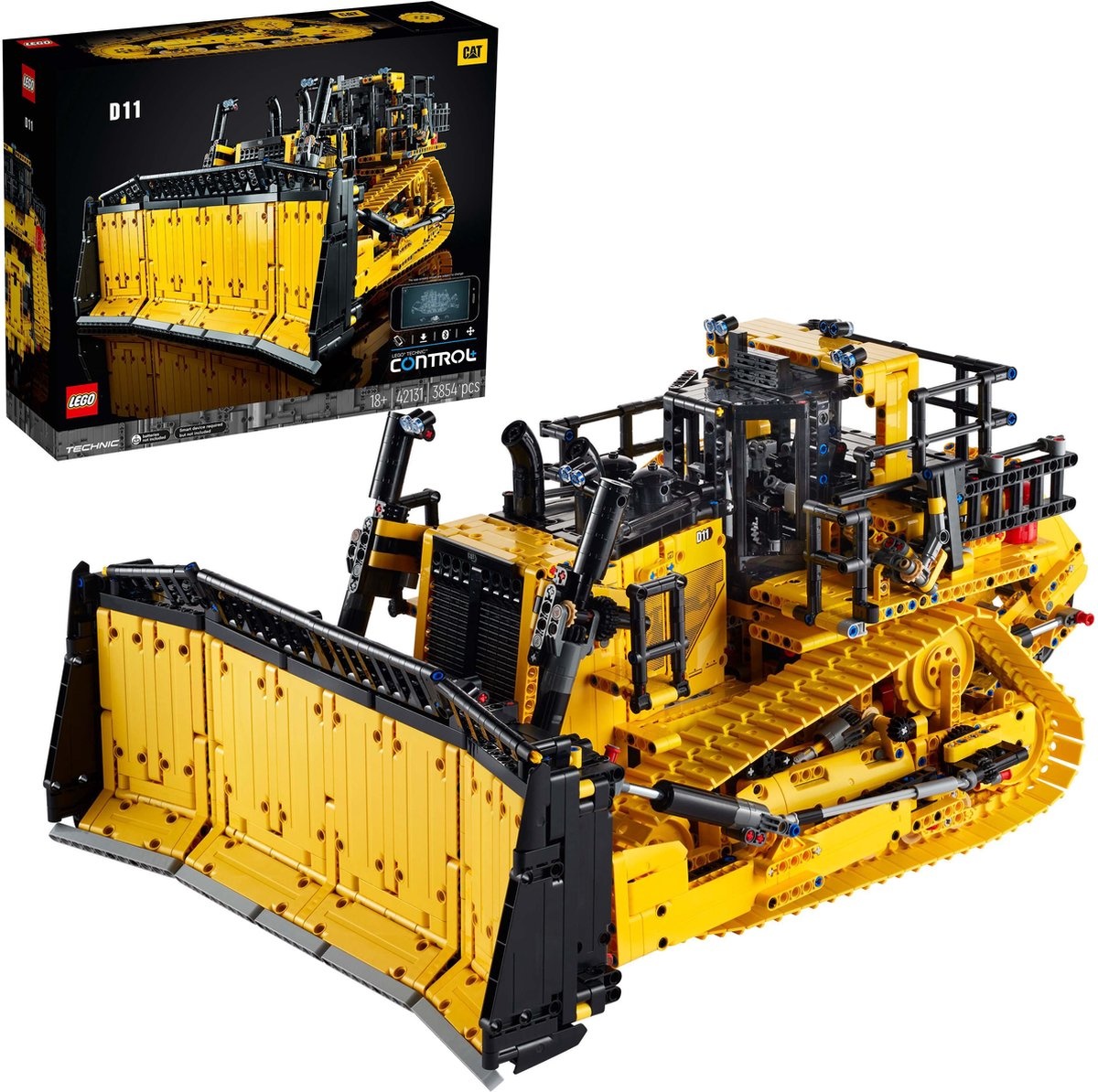 LEGO Technic Cat D11 Bulldozer met App-besturing - 42131 LEGO Technic Cat D11 Bulldozer met App-besturing - 42131