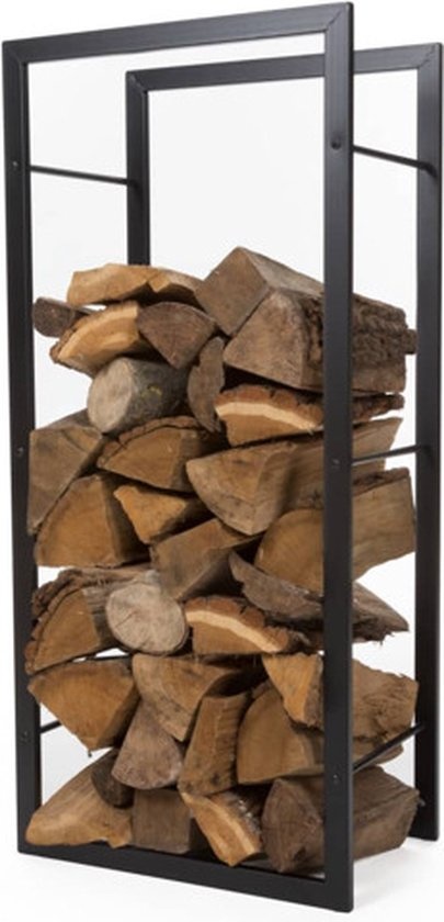 Perel - Haardhoutrek 45x30x100 cm - zwart