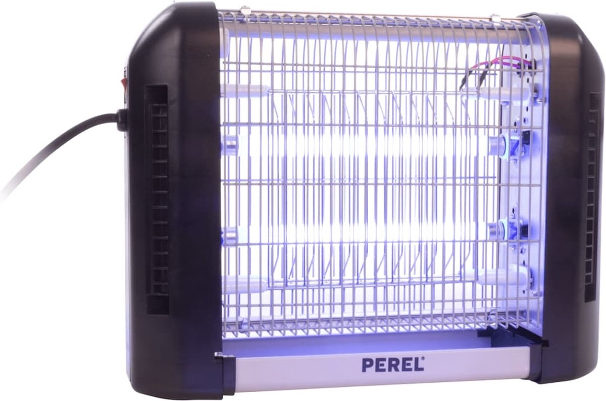Perel Elektrische insectendoder - Vliegenlamp - 2 x 6W - 30m²