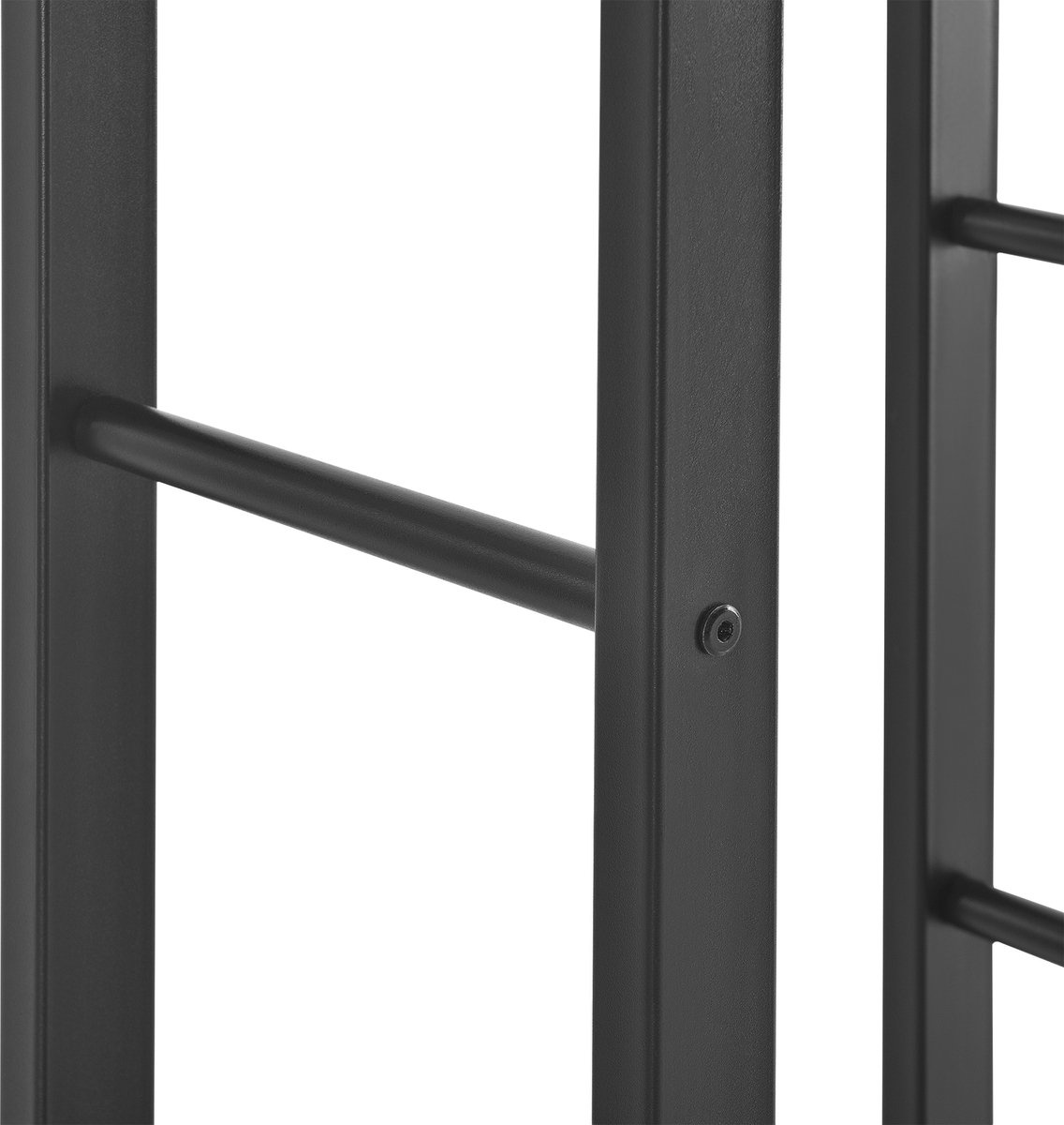 Perel - Kaminholzregal 45x30x100 cm - schwarz