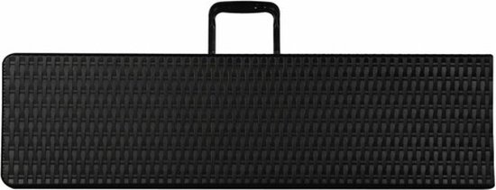 Perel Vouwbank - Klapbank - Bierbank - 180 x 25 x 43 cm - Zwart