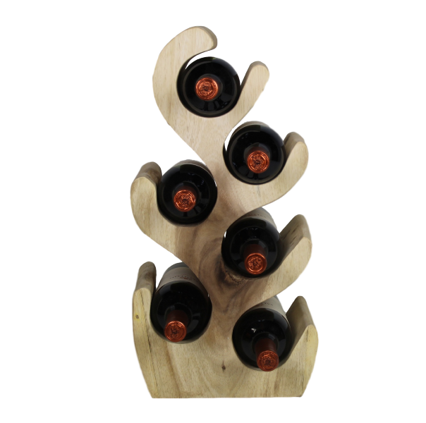 Flessenrek - 27x20x51 - Naturel - Suar Flessenrek - 27x20x51 - Naturel - Suar