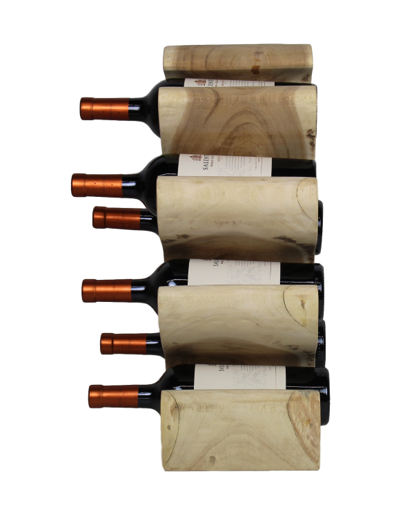 Flaschenhalter - 27x20x51 - Natur - Suar