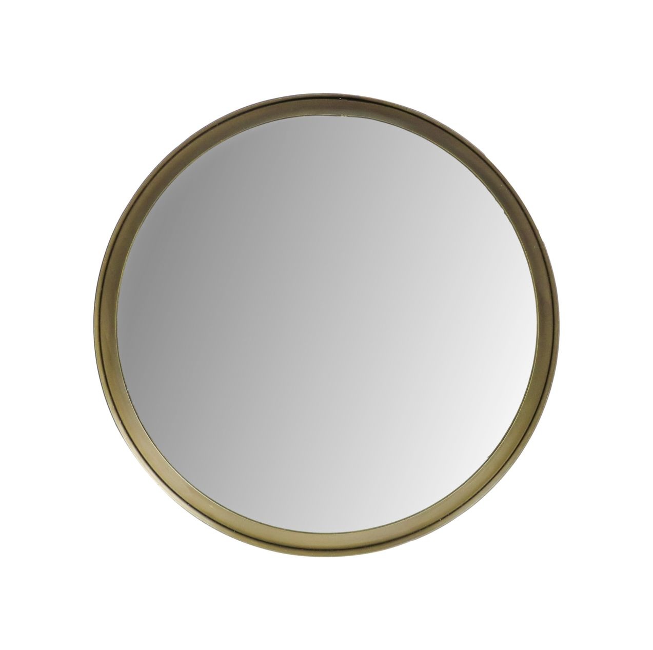 Wandspiegel Fletcher Rond -ø40 - antique gold - Metaal/glas Wandspiegel Fletcher Rond -ø40 - antique gold - Metaal/glas