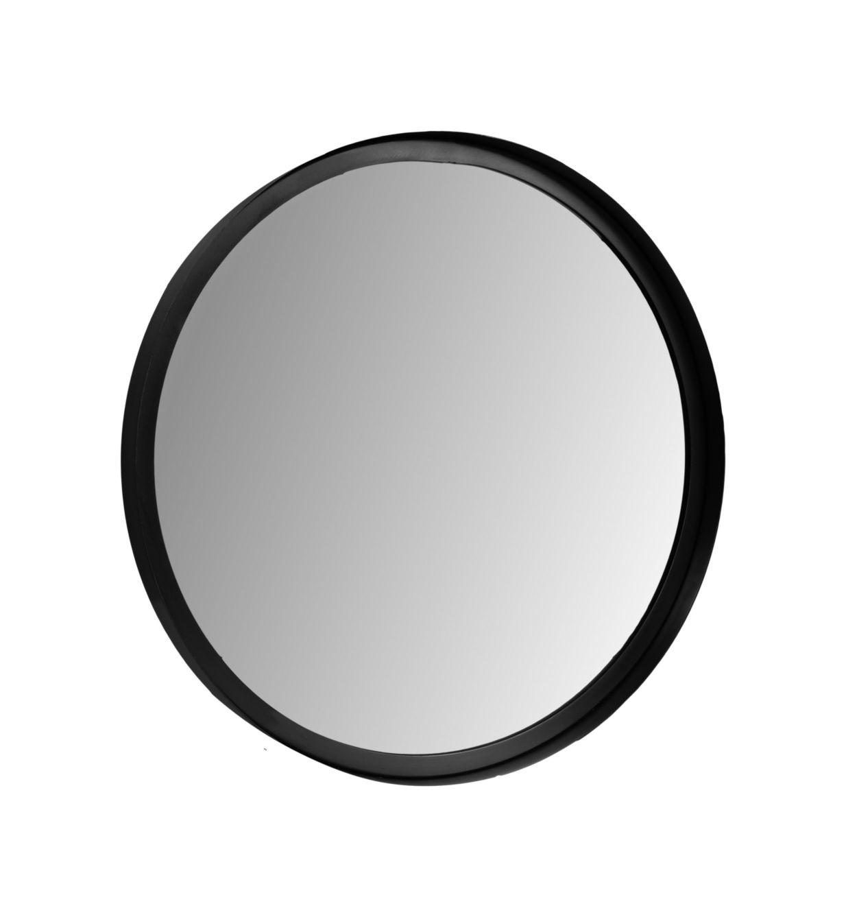 Wandspiegel Fletcher Rond - ø40 - zwart - Metaal/glas