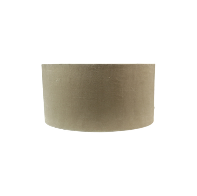 Ronde lampenkap - 25x25x18 - Warmgrijs - Velvet