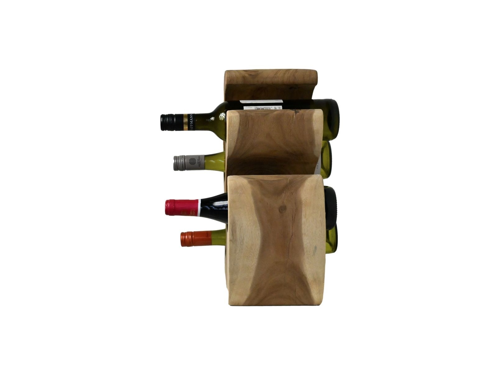 Flessenrek - 26x16x40 - Naturel - Suar