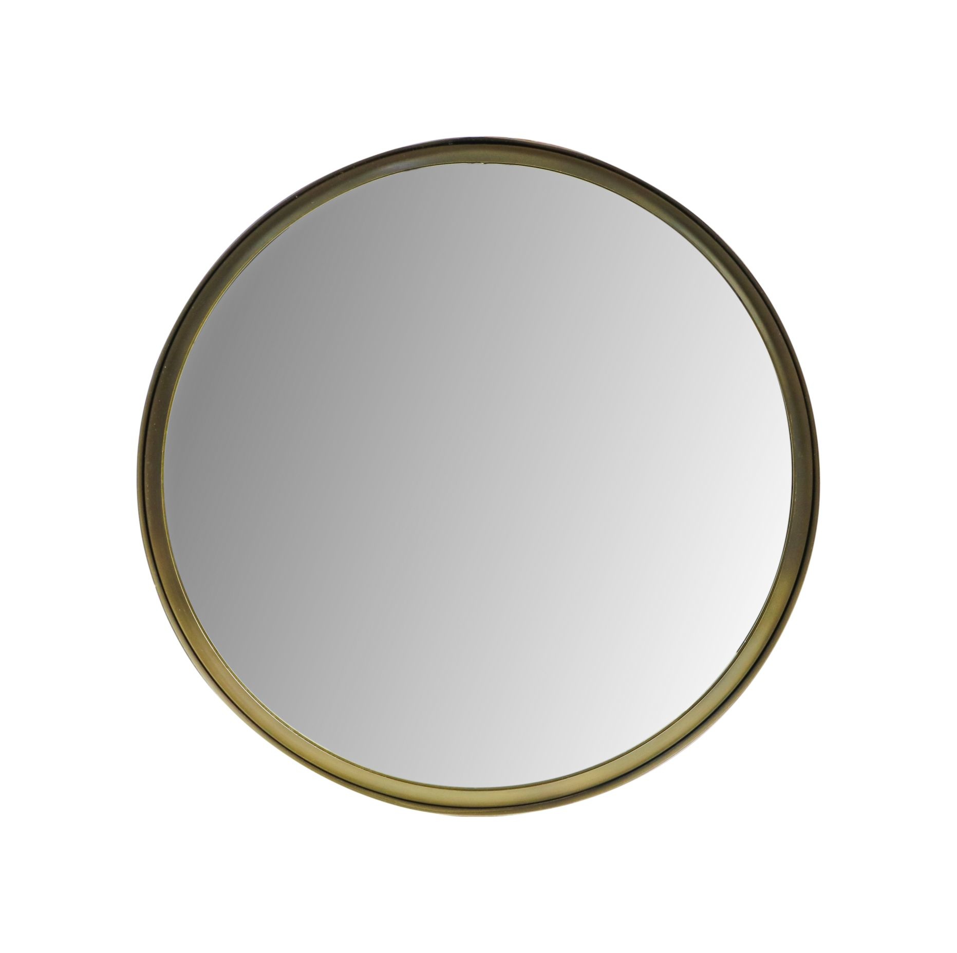 Wandspiegel Fletcher Rond -ø50 - antique gold - Metaal/glas Wandspiegel Fletcher Rond -ø50 - antique gold - Metaal/glas