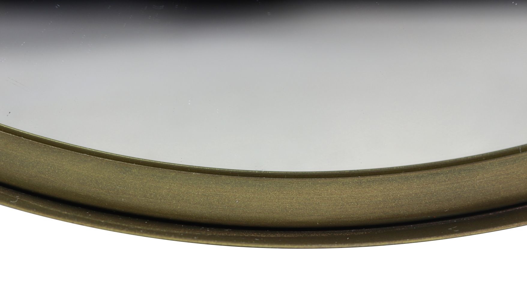 Wandspiegel Fletcher Rond - ø50 - antique gold - Metaal/glas