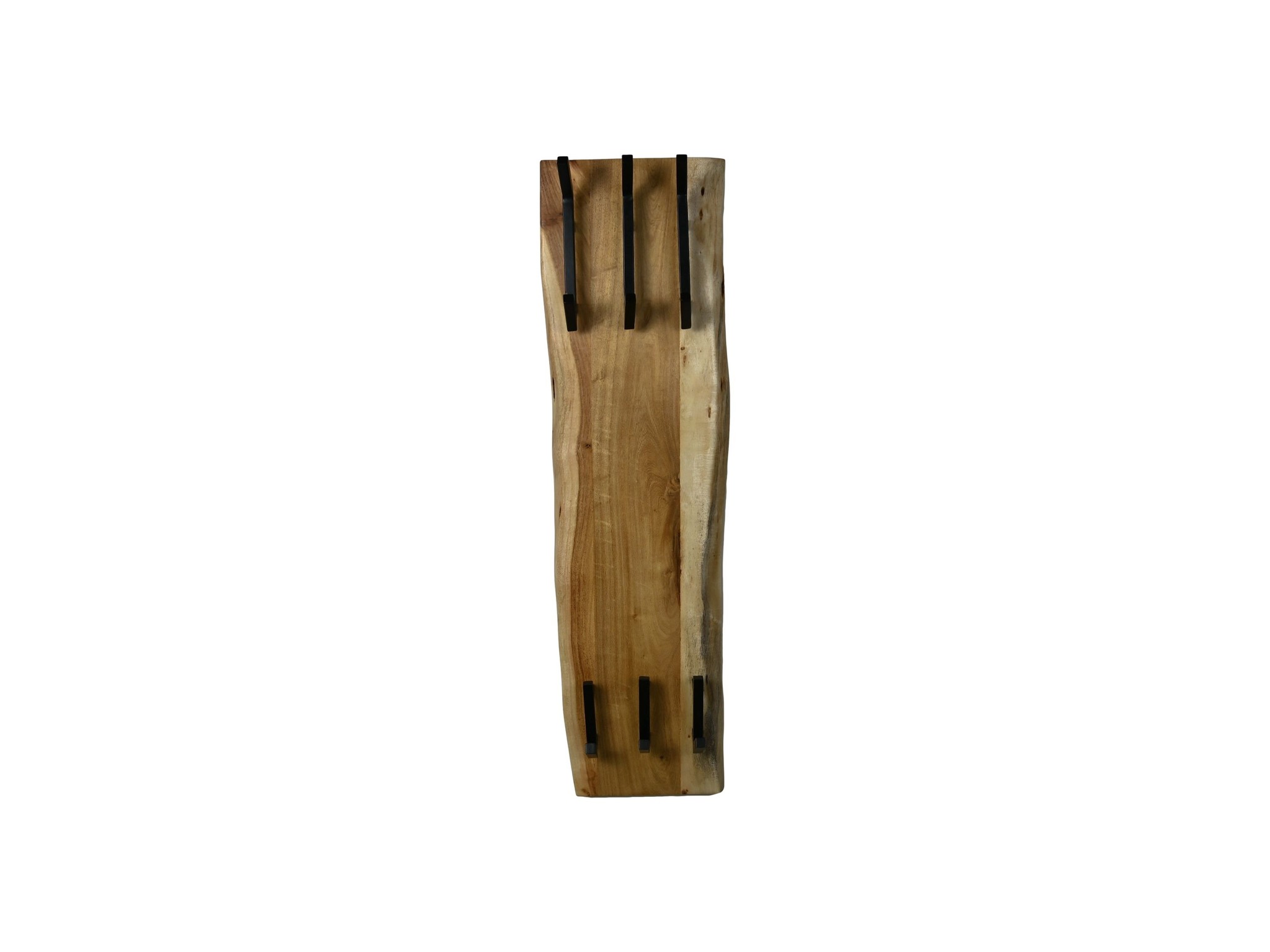 Garderobenständer Live Edge - 25x13x100 - Natur - Akazienholz/Metall
