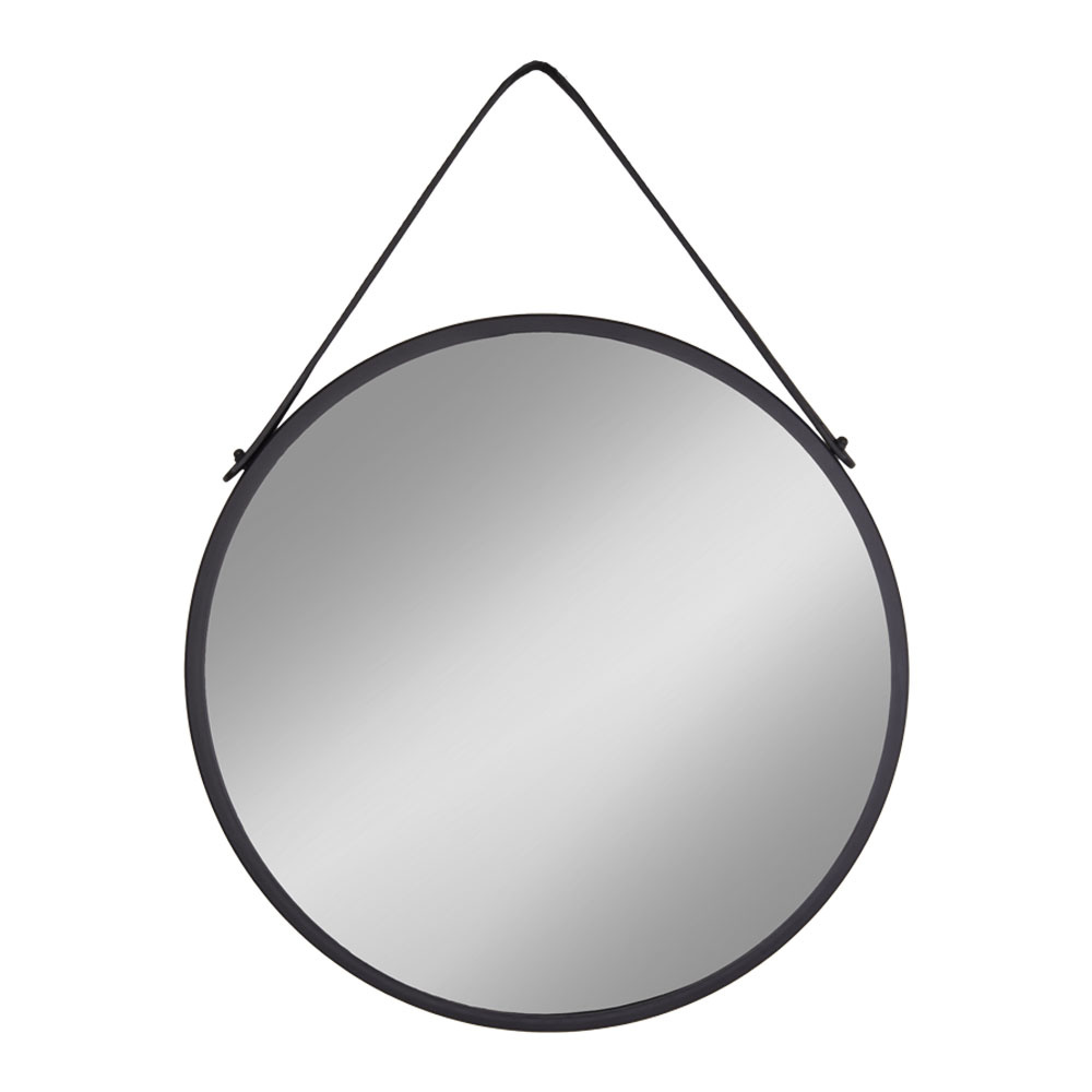 Trapani Mirror - Spiegel mit schwarzem Stahlrahmen - 60 cm