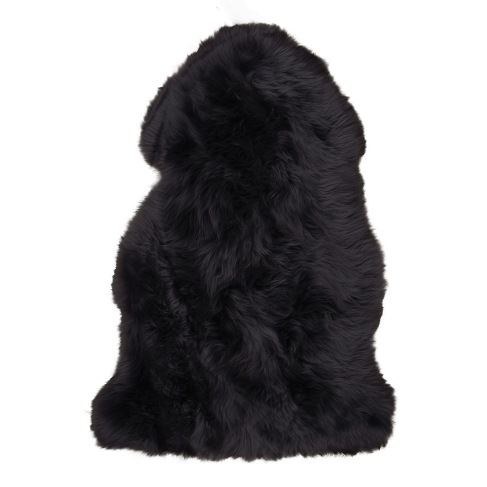 Lambswool - Lambswool in schwarz 50x85 cm
