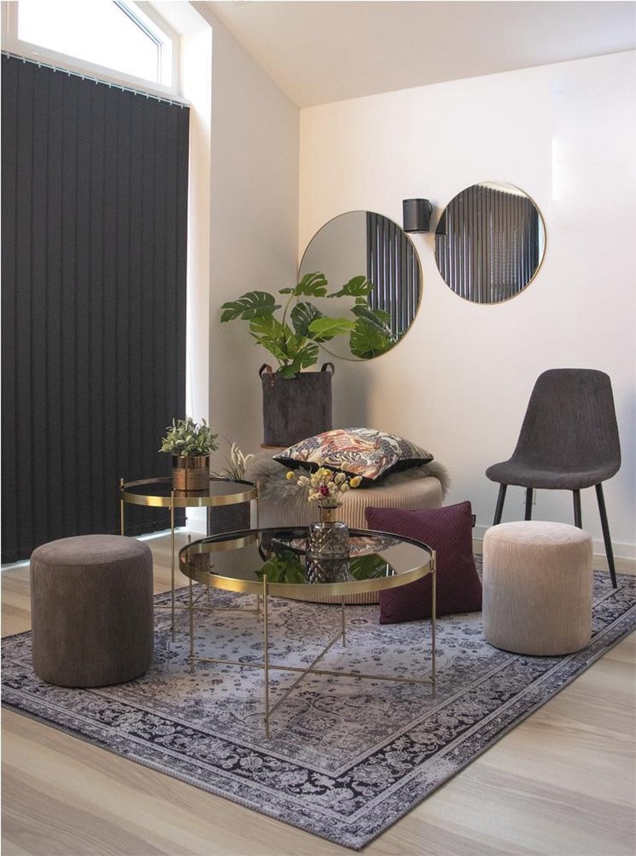 Madrid Mirror - Spiegel met messing look lijst -60 cm