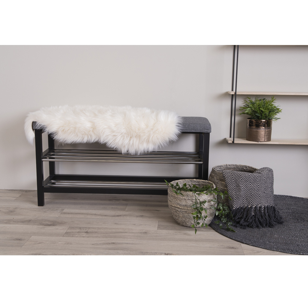 Lambswool Art - Artificial lambswool in ivory 50x85 cm