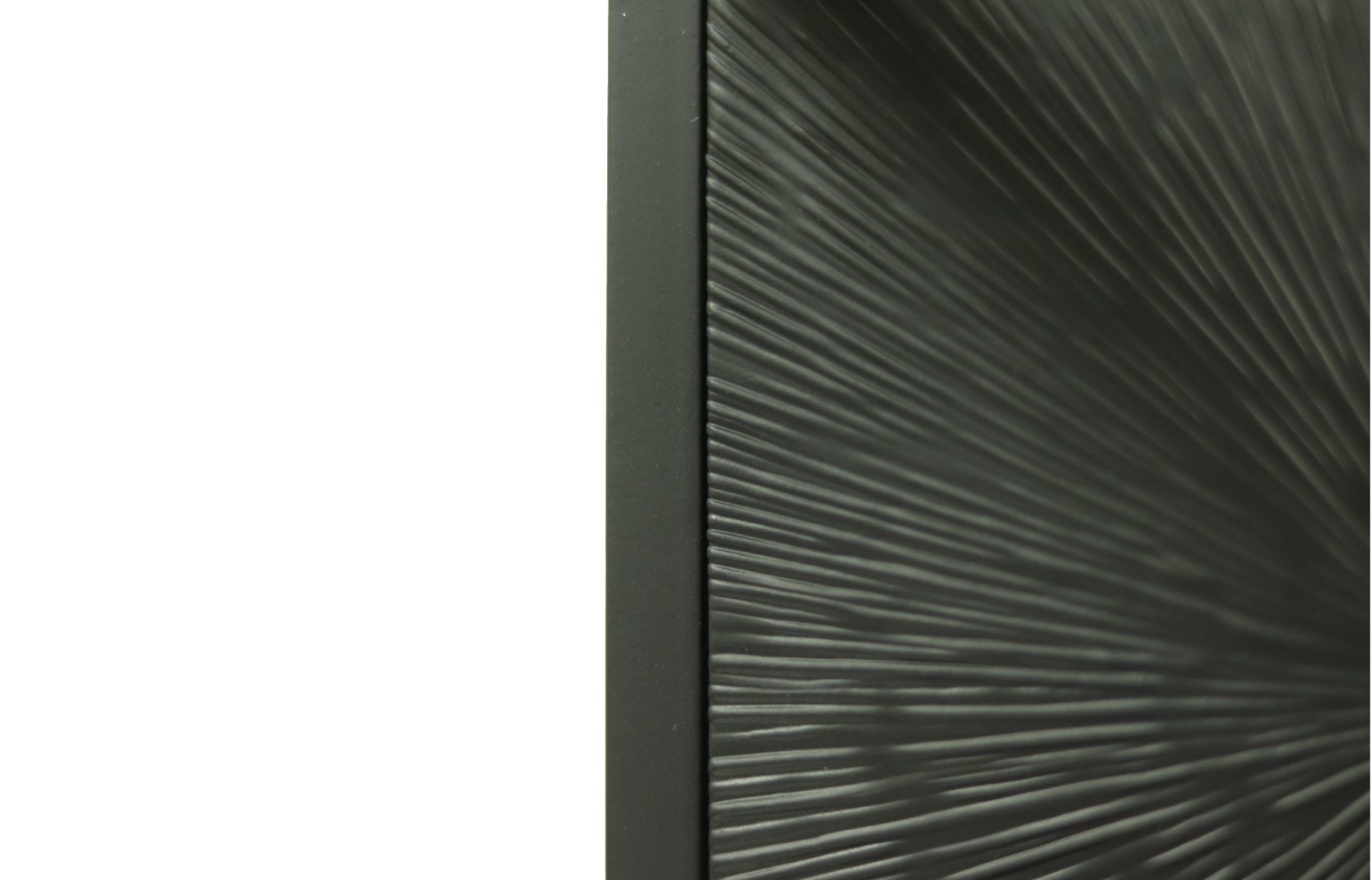 Wandbox Fletcher - 25x18x25 - Zwart - Ijzer/Aluminium/Mangohout