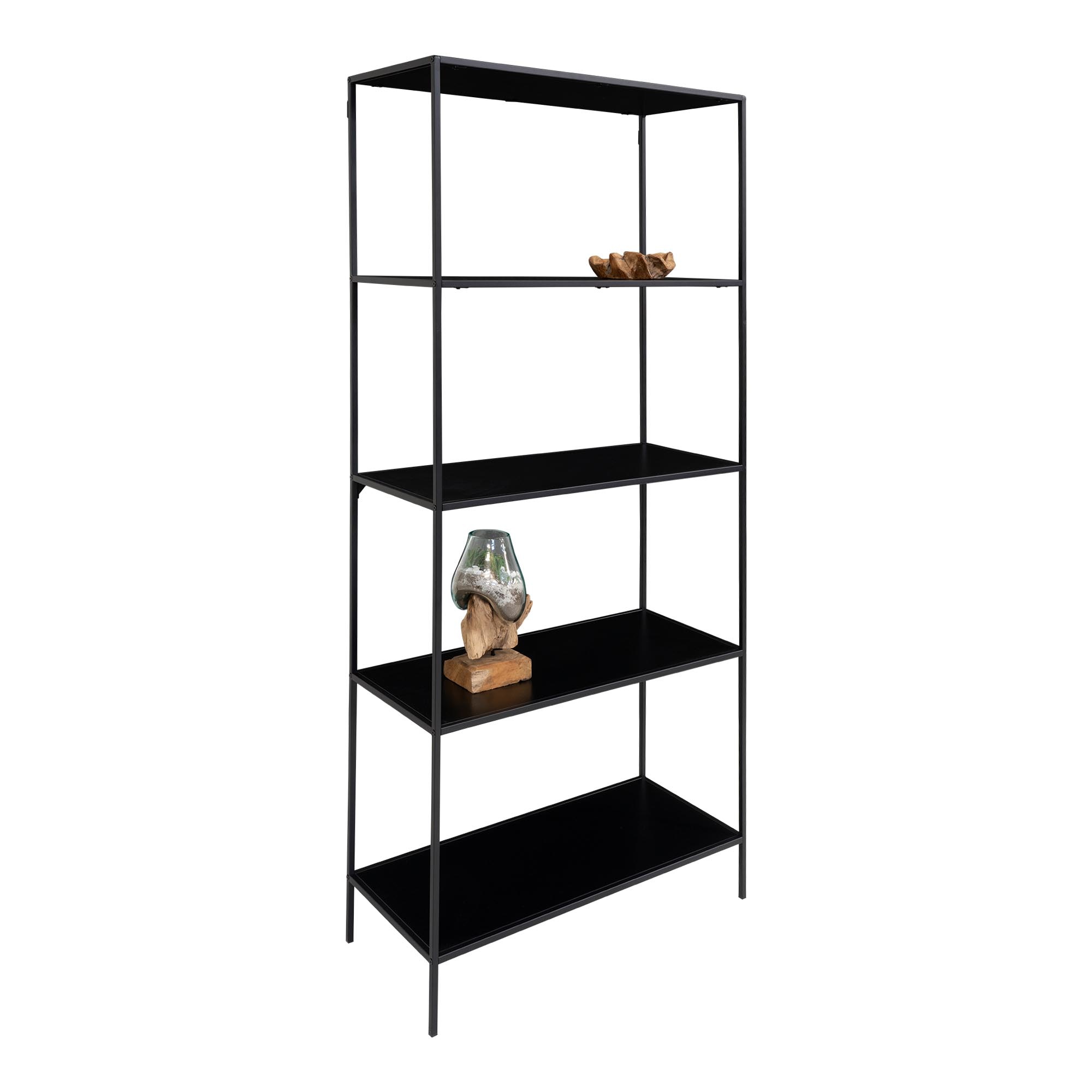 Vita Legplank - Legplank met zwart frame - 80x36x170 cm