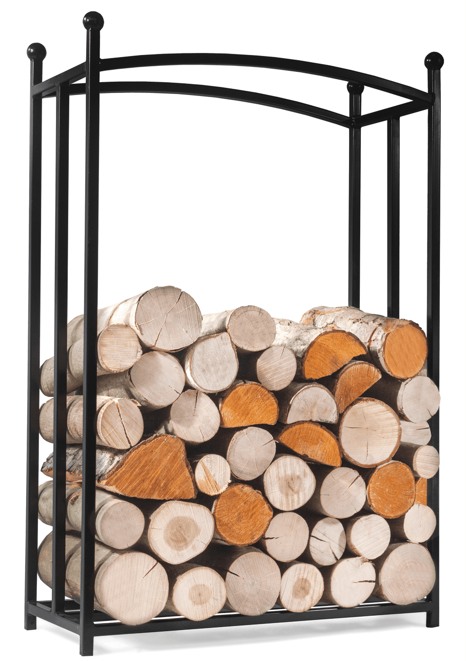 Holzlagerung Berry - Holzlagerung - Metall - Schwarz