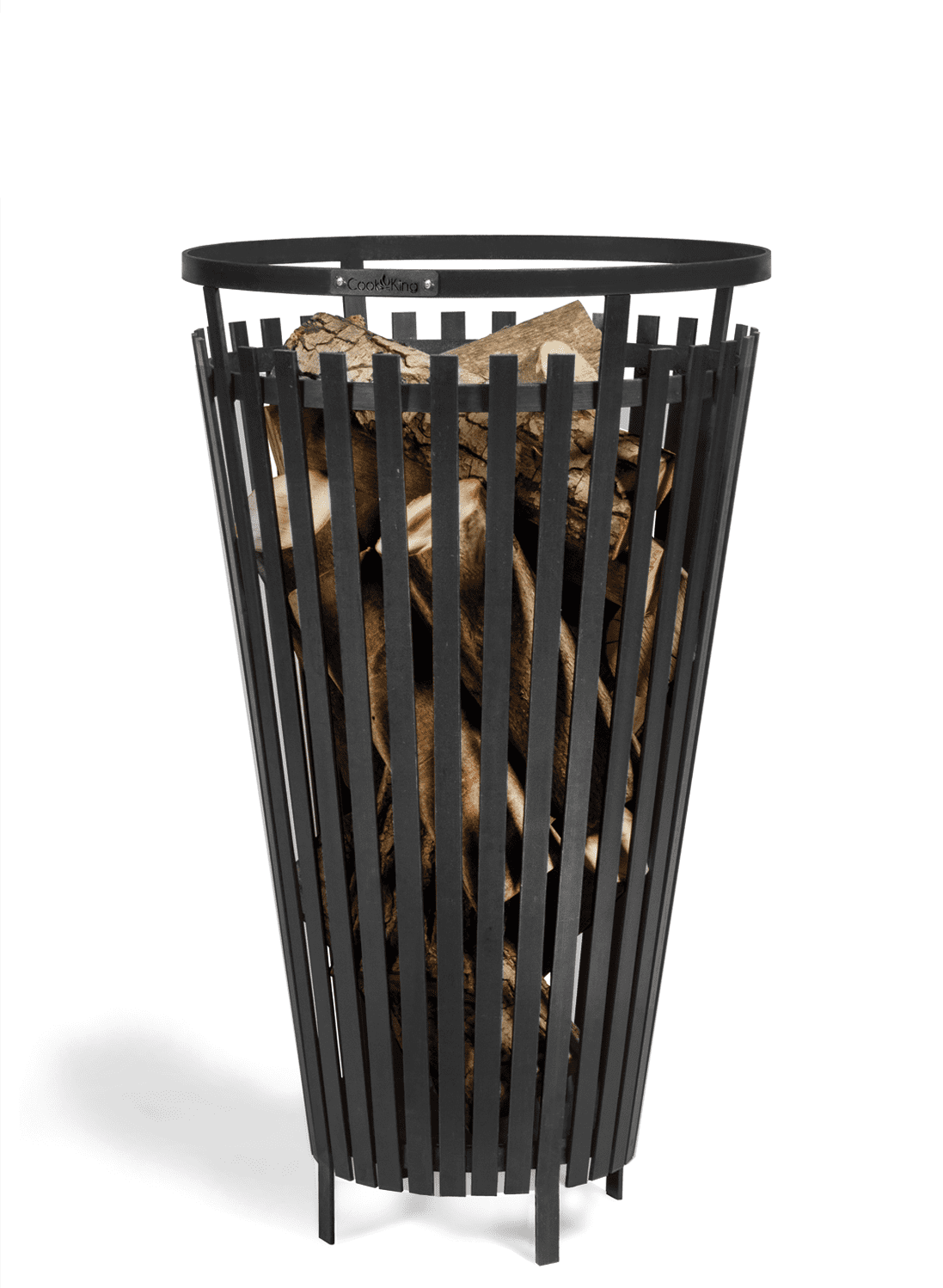 Vuurkorf Flame - 40 x76cm - Zwart