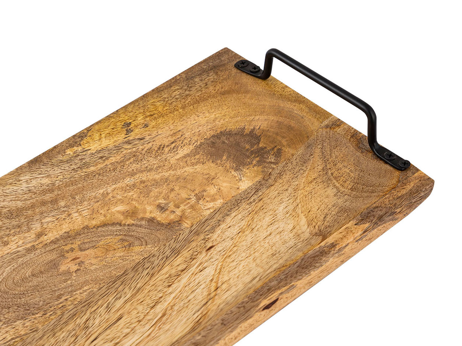 Parya Home - Houten Decoratief Dienblad - 50x20cm - Bruin - Mangohout