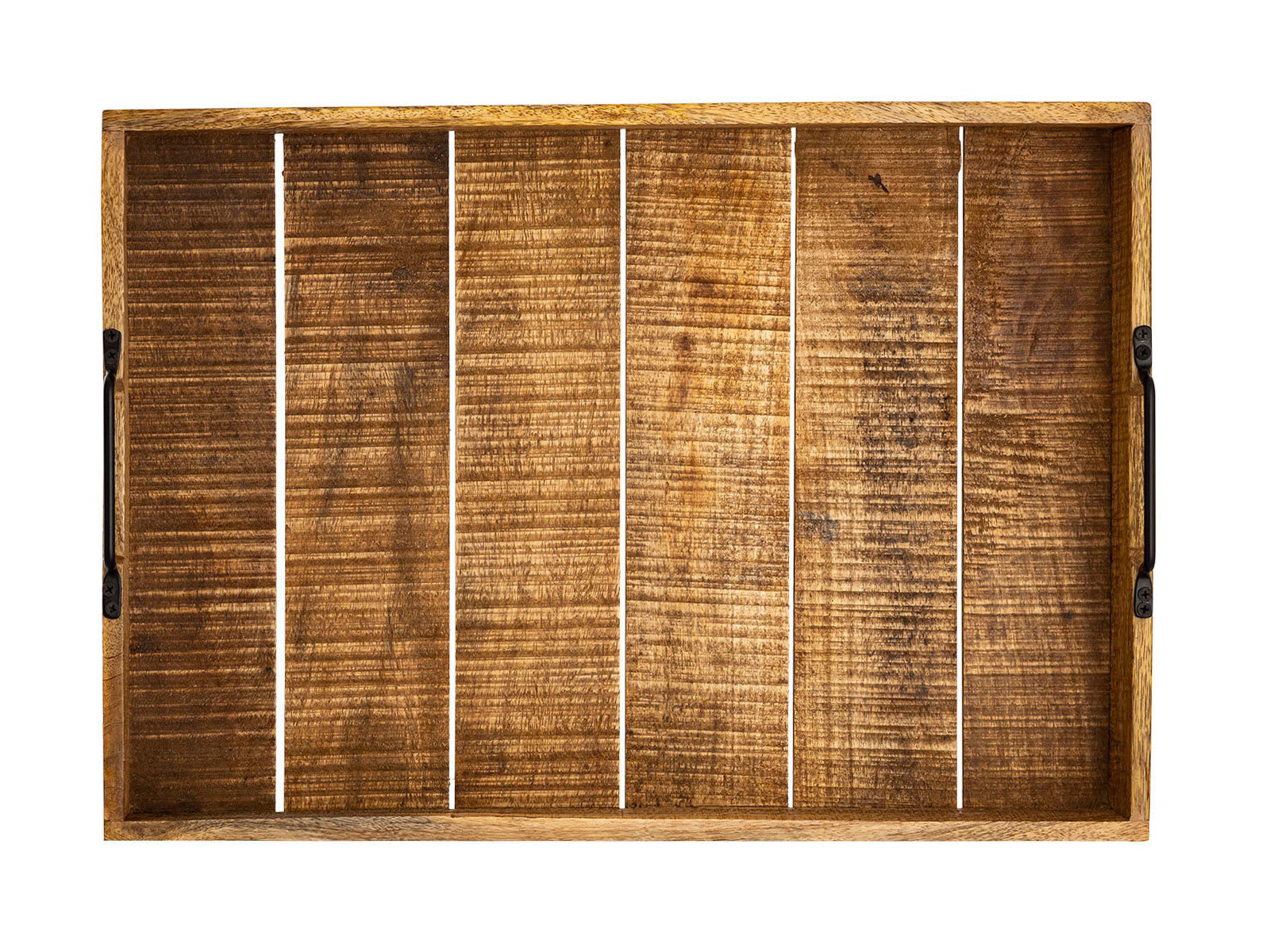 Parya Home - Dienblad Houten Decoratief XXL 57x39cm - Bruin - Mangohout