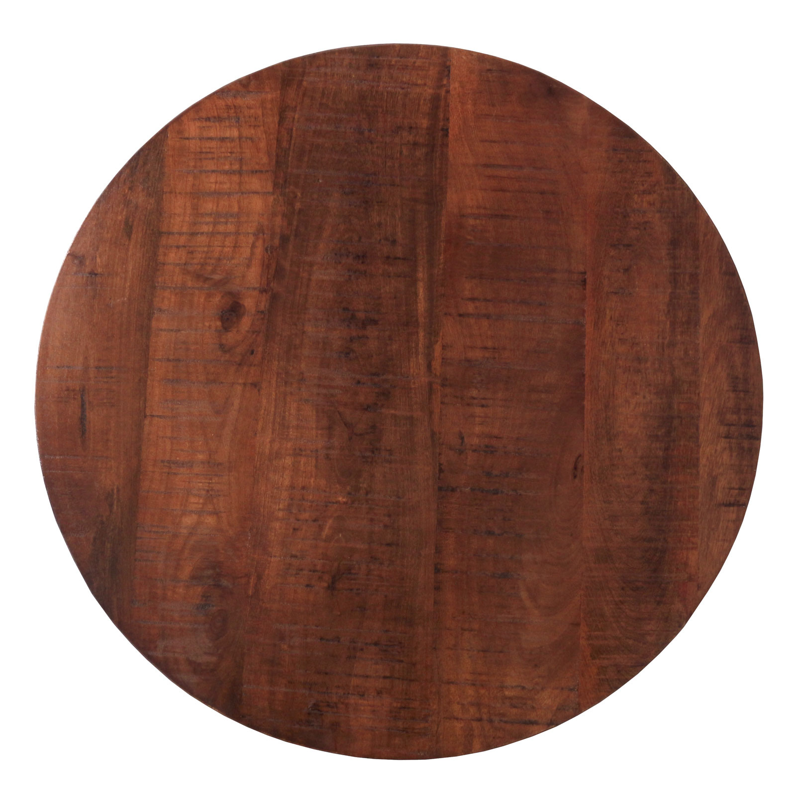 Parya Home -Salontafel ø 55 cm woonkamertafel rond bijzettafel duurzaam London metalen draadframe grid
