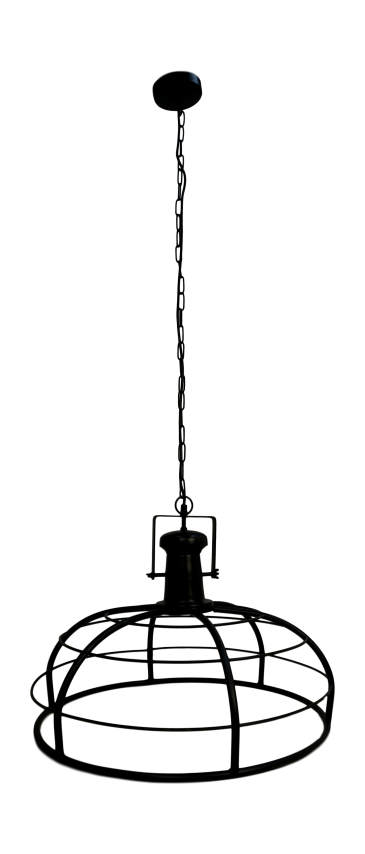 Hanglamp Crown - ø60x43 - Powder Coated Black - Ijzer