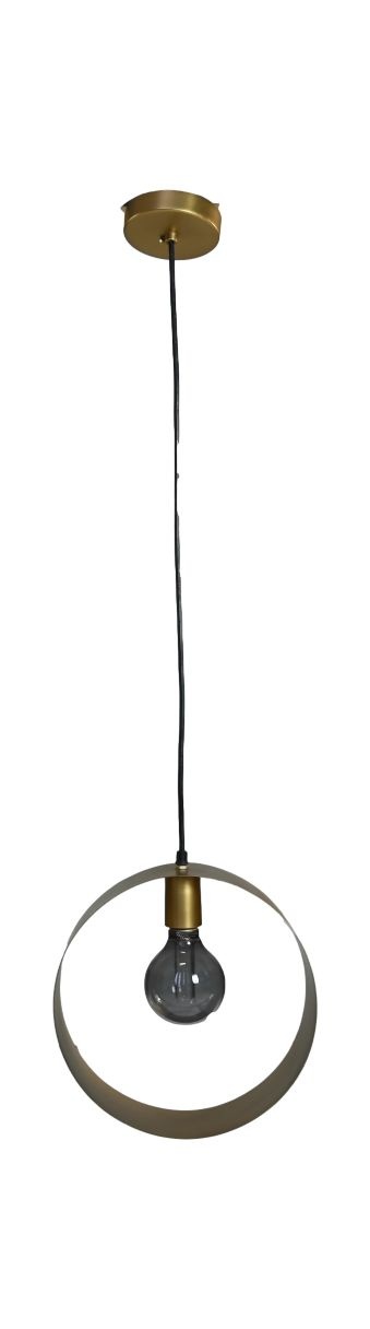 Hanglamp Rond - ø30x10 - Goud - Metaal