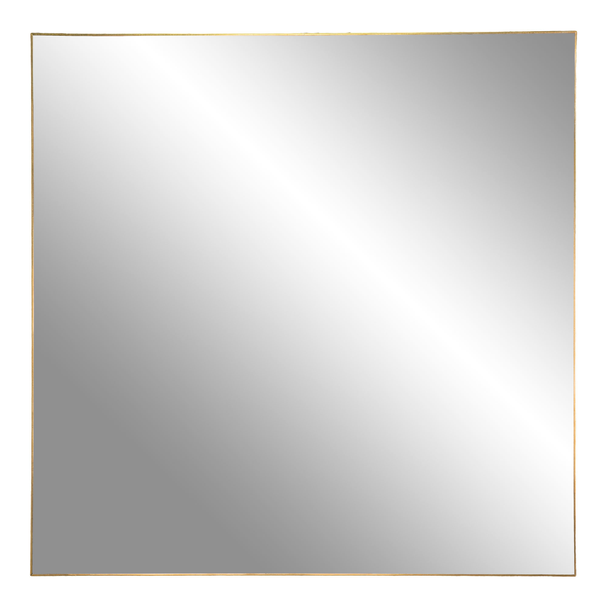 Moderne gouden ''Jersey'' spiegel - L60xB60xH1 cm