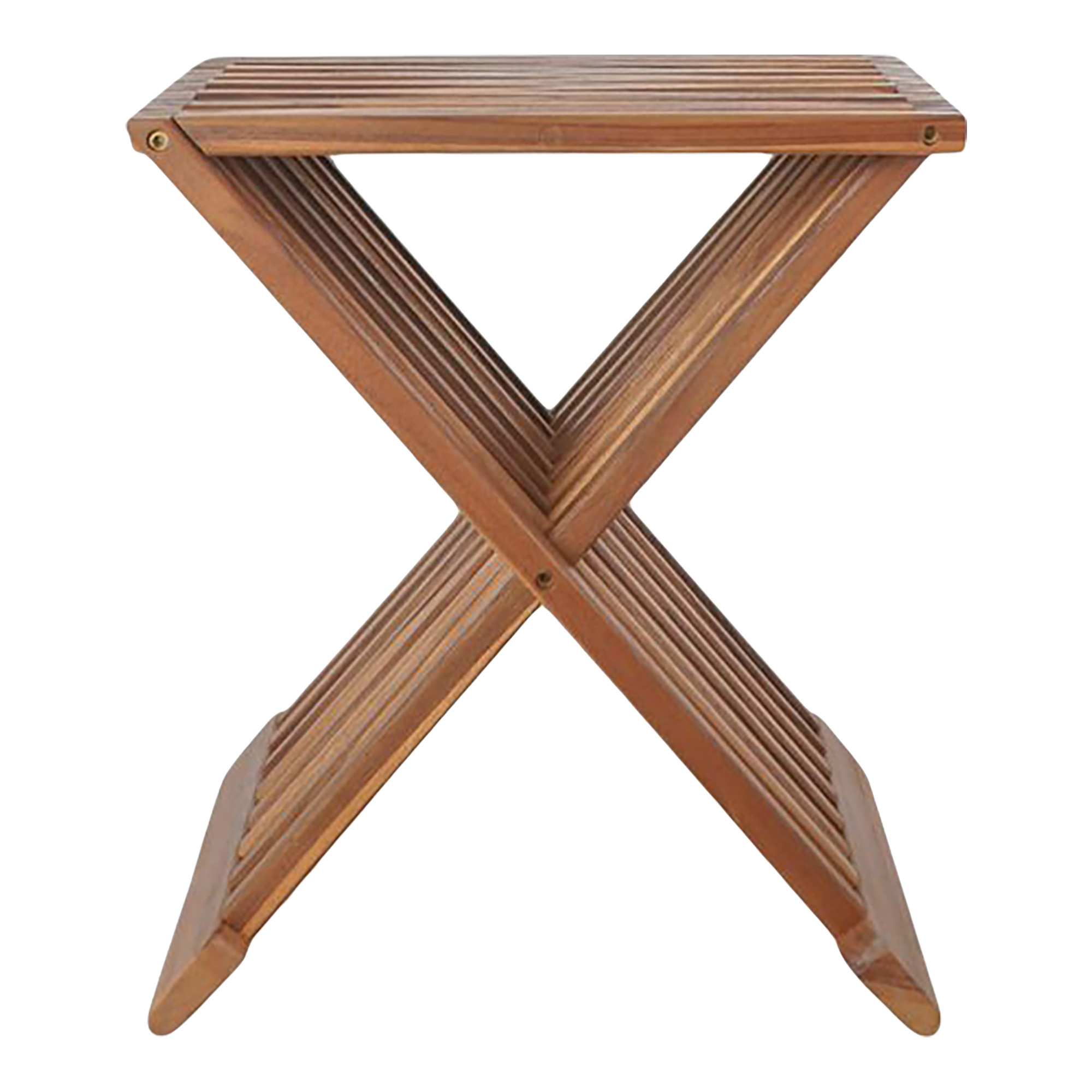 House Nordic - Erto Hocker - 40x35x45 CM - Braun - Teak