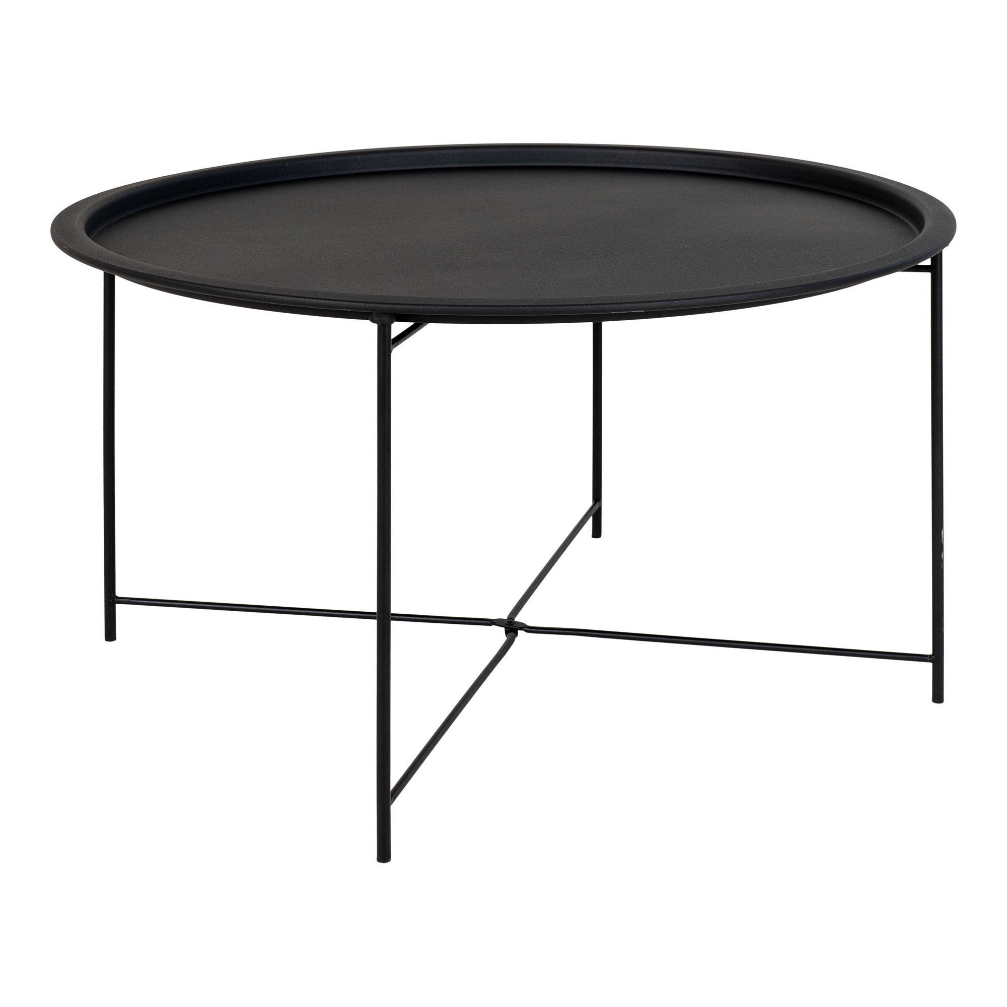 House Nordic - Bastia Coffee Table - Ø75x43 cm - Black - Steel