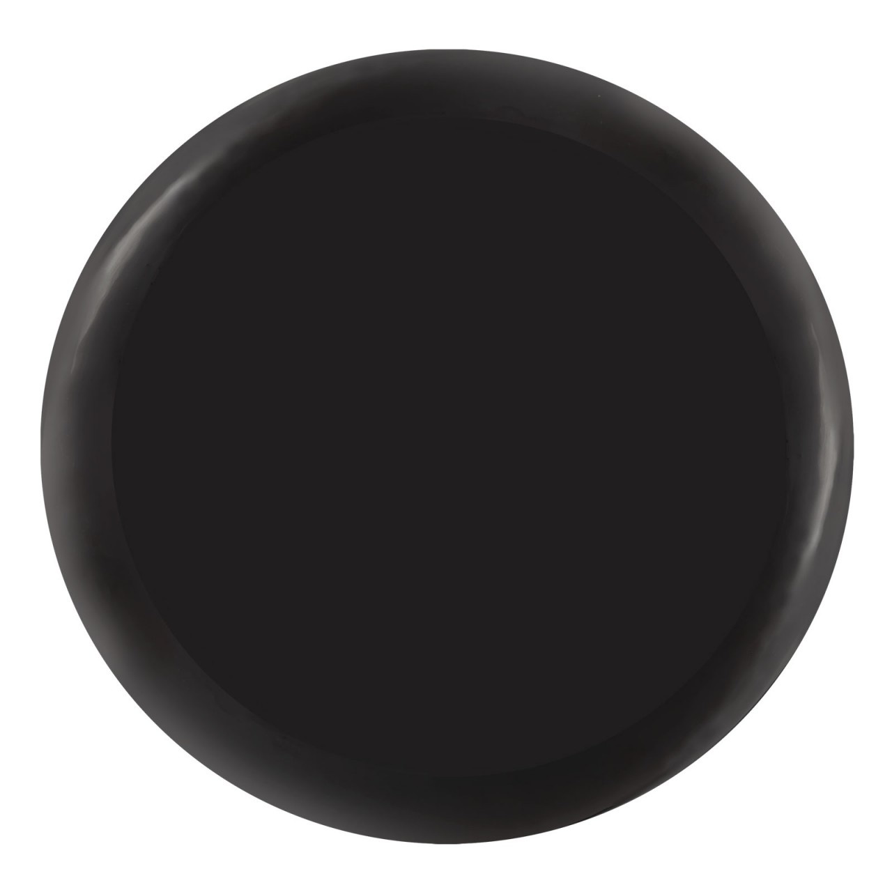 Parya Home - Dekorativer Tisch Beistelltisch Runder Lampentisch Couchtisch ø 34x36 - Schwarz - Metall