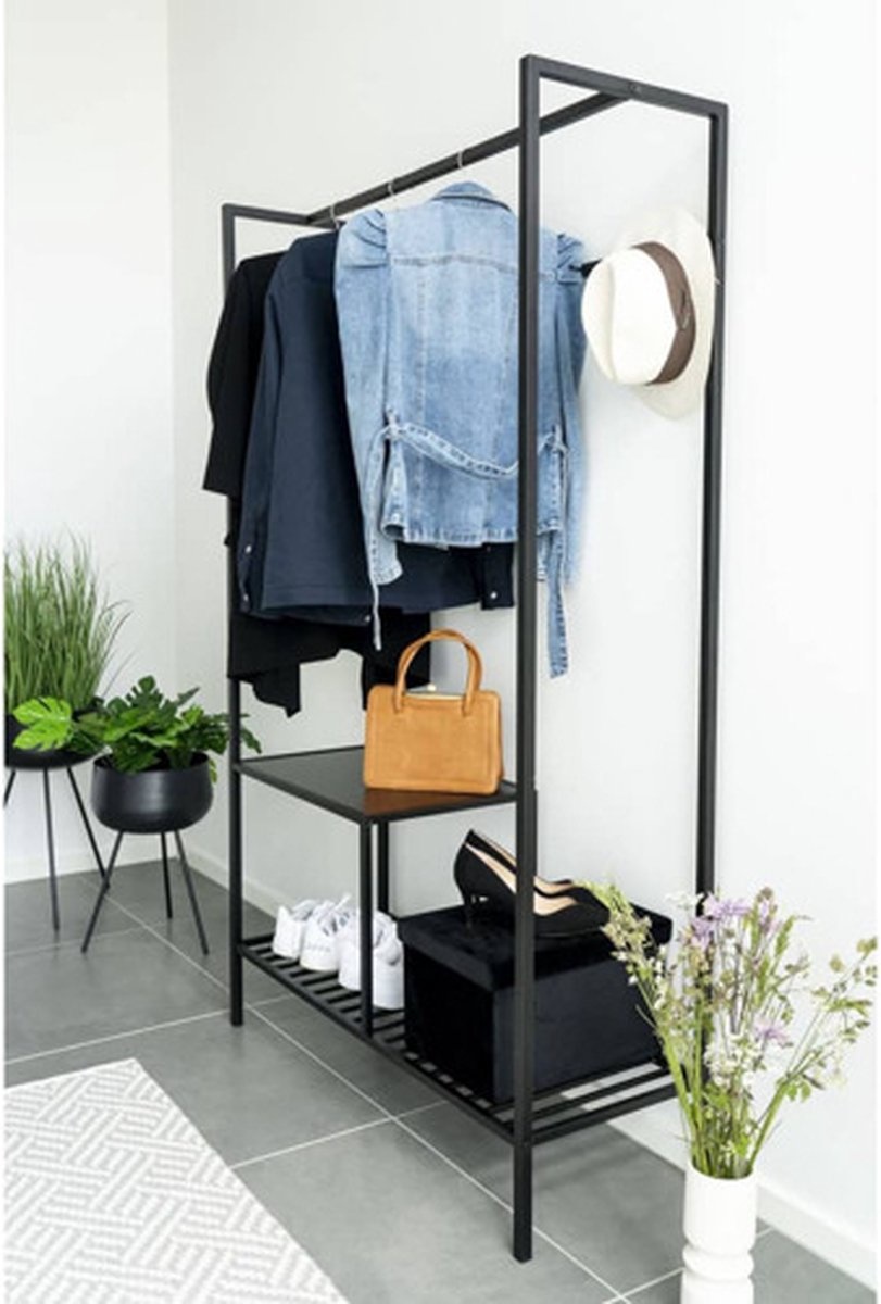 House Nordic - Ardola 2 Blumentöpfe - 28x46 / 34x56 - Schwarz - Stahl