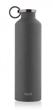 EQUA - Stilvolle Thermoflasche - 680ml - Dunkelgrau