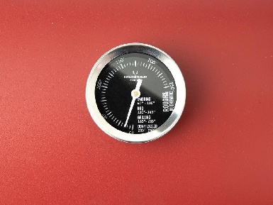 Gusta - Kompaktgrill - Barbecue Smoker - Edelstahl - Rot