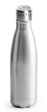 Sagaform Steel Bottle With Speaker, Silver