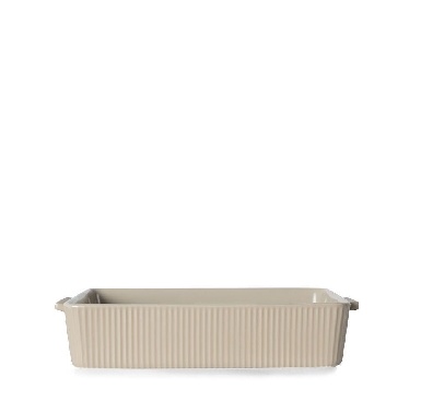 Sagaform - Flora Ovenschaal - Aardewerk - Maat S - Beige