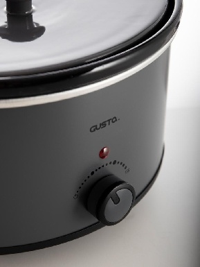 Gusta - Langsamkocher - Keramik - 3,5L - Anthrazit
