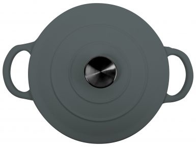Gusta - Braadpan Gietijzer Rond -24cm -Grijs