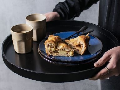 Gusta - Bijzettafel - 45xH40cm - Hout - Zwart