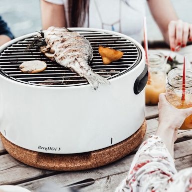 BergHOFF - Table Barbecue - Ø35cm - Steel - White
