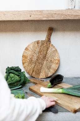 Leeff - Ronde Serveerplank - Ø39cm - Hout