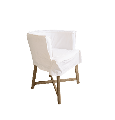 Leeff by Netty - Woody Chair - 72x57 cm - Weiß - Holz