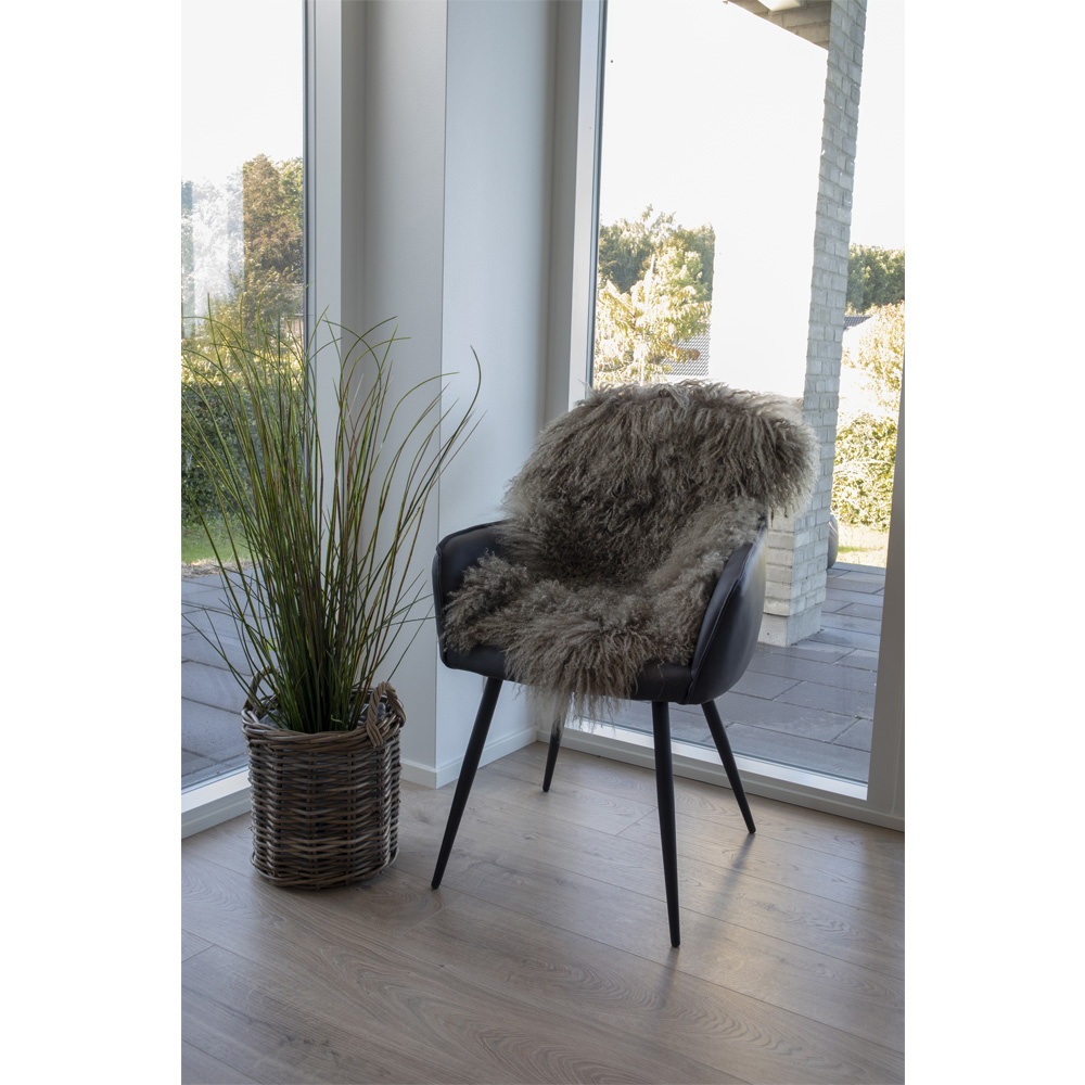 Mongolisches Lammfell - Mongolisches Lammfell in mushroom 50x90 cm