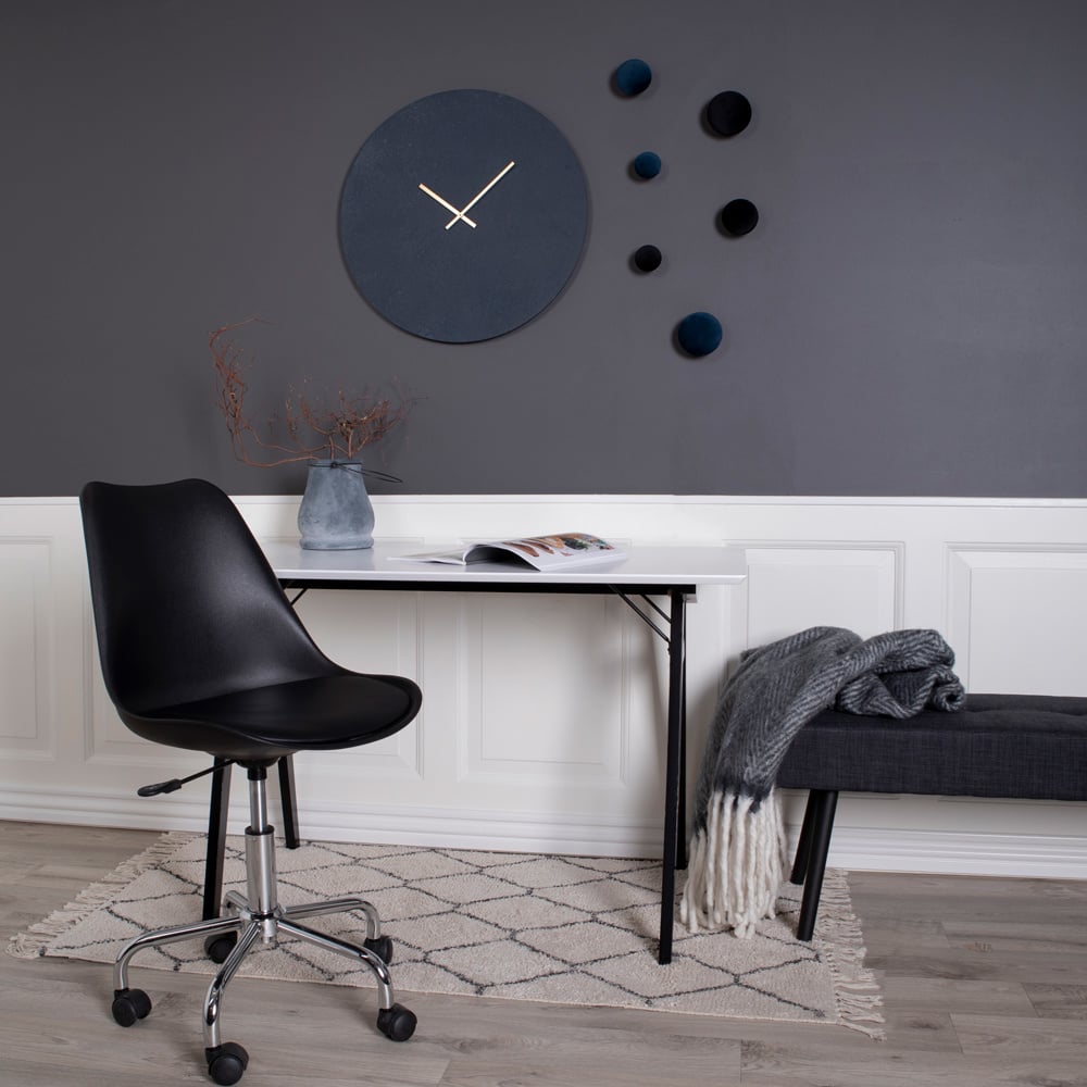 Vojens Bureau - Wit en zwart - 120x60x75 cm - MDF