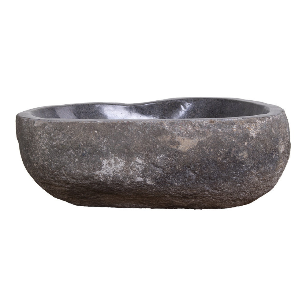 Danube Riverstone Waschbecken - 35x15cm - Stein