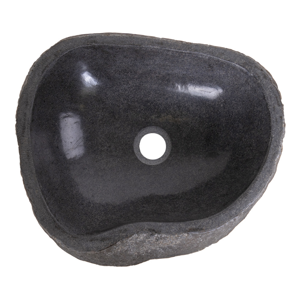 Danube Riverstone Waschbecken - 35x15cm - Stein
