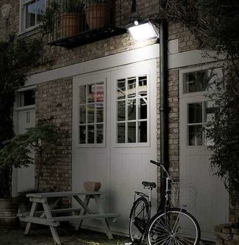 Parya Leistungsstarke 120 LED COB Solarlampe mit externem Panel und Handbuch 2-stks