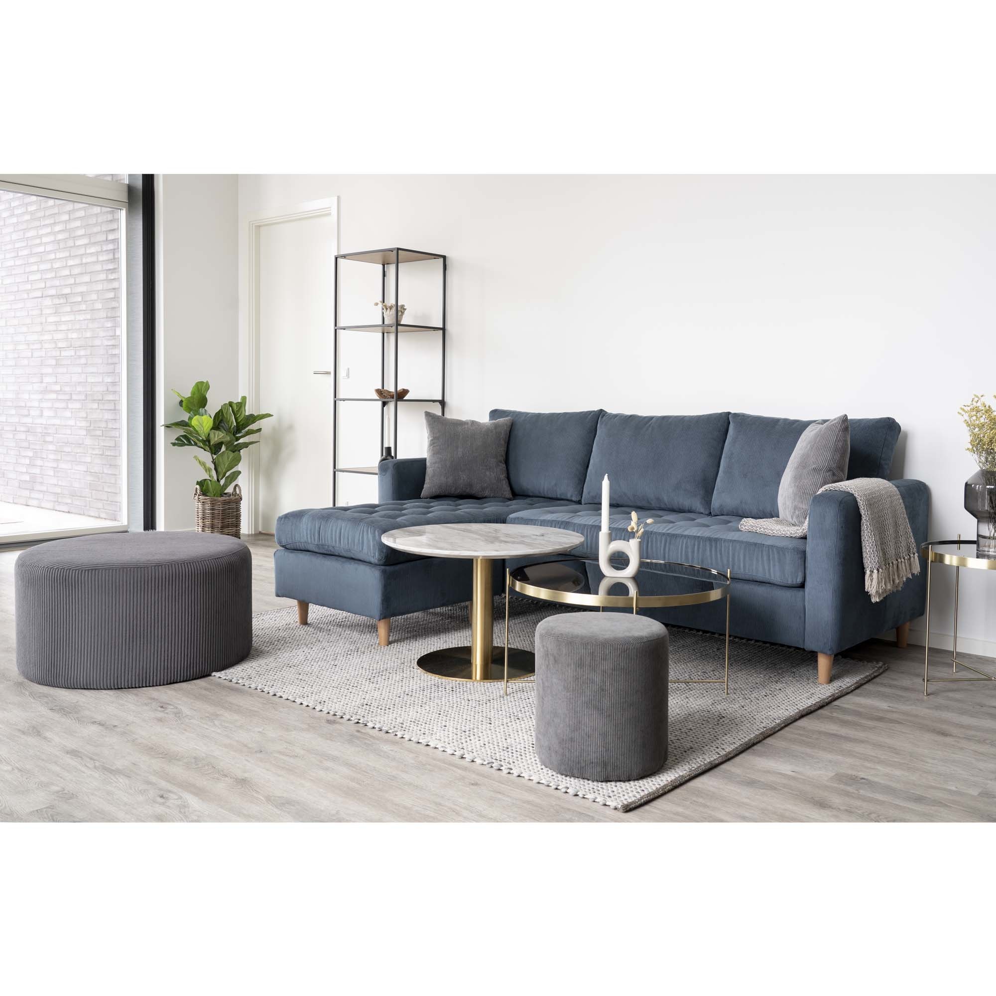 Bozen Couchtisch - Marmoroptik- 70x45cm